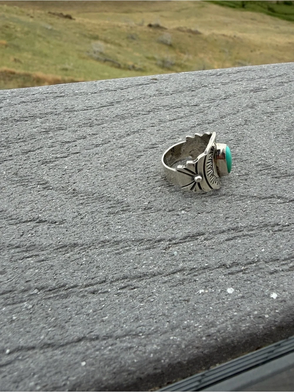 Turquoise and Silver Ring